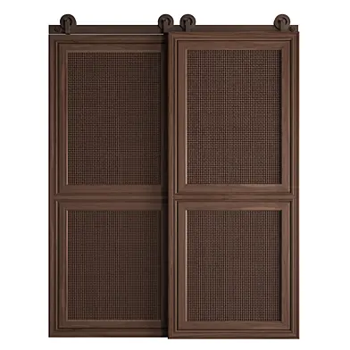 Railing Wooden Door - Set 152
