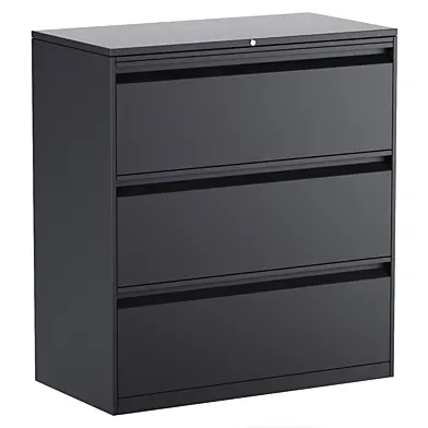 Super Heavy Duty Lateral Three Drawer Metal Filing Cabinet