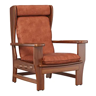 Italian Faux Suede Armchair