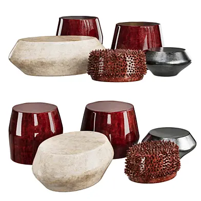 PROJECT 123 Ceramic Coffee Table Set