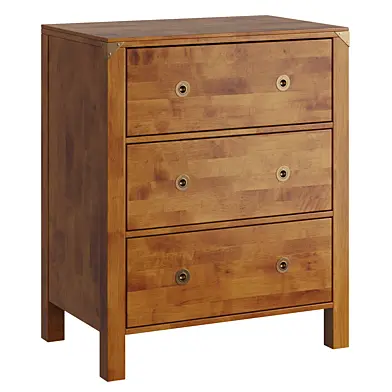 Laura Ashley Balmoral 3-Drawer Honey in Birch