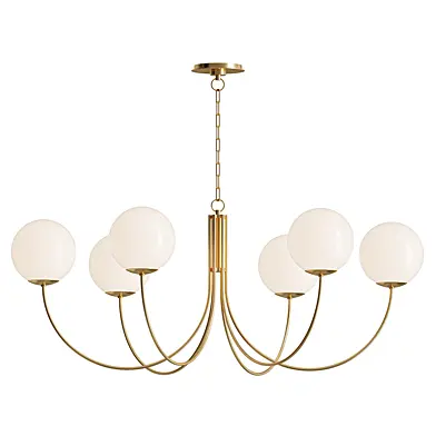 Kate Spade Noemie Linen Chandelier