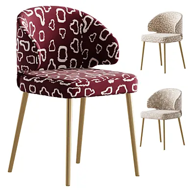 Contemporary Low Back Padded Armless Chair