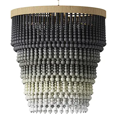 Palecek Solano Ombre Beaded Chandelier