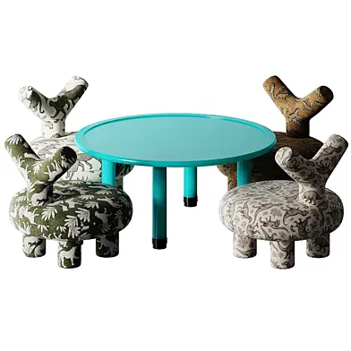 Kids chair and table 1