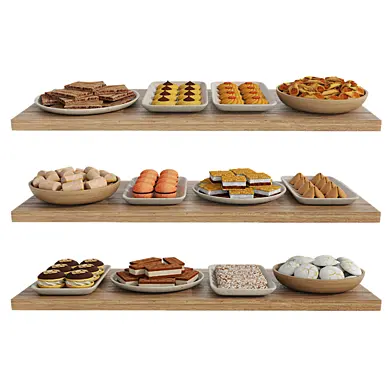 Cookie plates and bowls