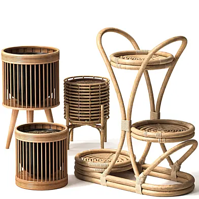 Boho Pot Stand Decoration 04