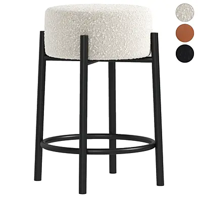 Peg Upholstered Counter Stool