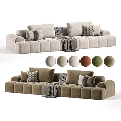 Extra Long Modern Sofa