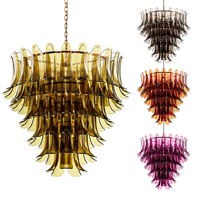 Lobby Green Chandelier