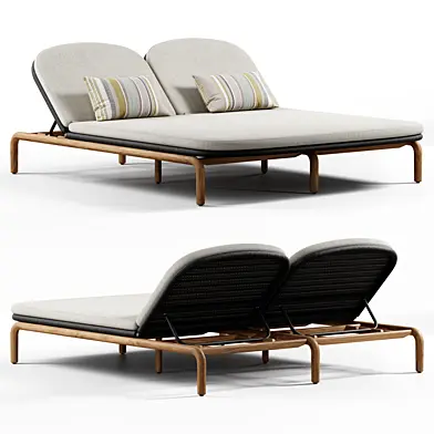 Kave Home - Alipa double sun lounger