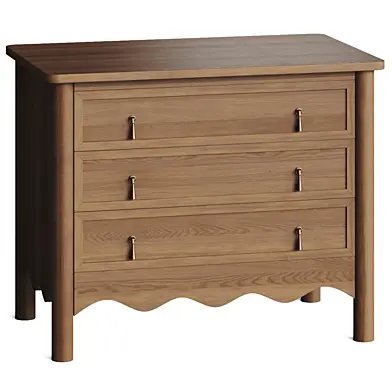 Lulu and Georgia Millie 3-Drawer Nightstand