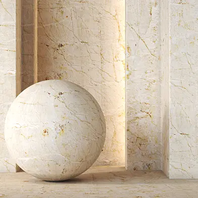 Travertine Texture 5 - 4K - Seamless