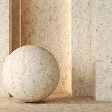 Travertine Texture 8 - 4K - Seamless