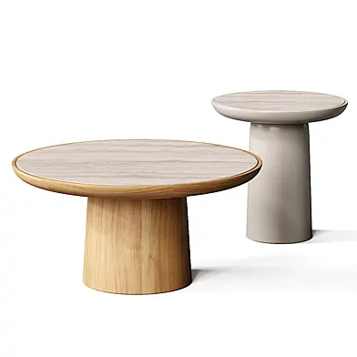 Nova Aluminum Round Coffee Table