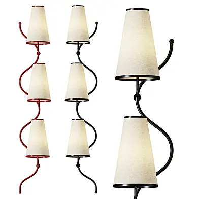 Jean Royere Ondulation Wall Lights