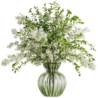 Bouquet of Branches in a Glass Vase 163
