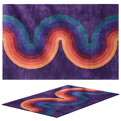 Romantica Curve by Verner Panton - Purple
