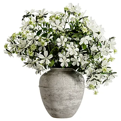 Bouquet of Flowers Branches in Vase 80