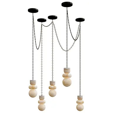 ORBA 4 Chain Chandelier
