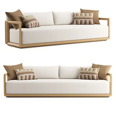 RH Soria Teak Sofa 108