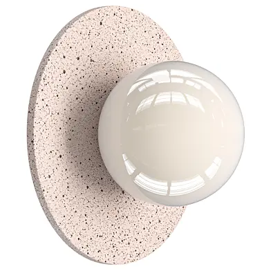 Handmade Ceramic Round Wall Sconce