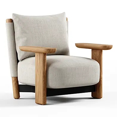 Vondom - Milos wood lounge chair