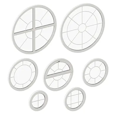 Classic style round windows
