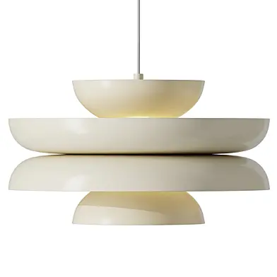 Snelling Studio Lens Pendant Minor Major Brass Glass Lamp