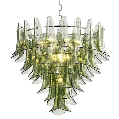 Green Murano Chandelier