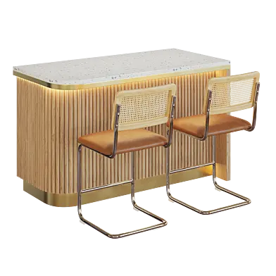 Hayward Counter Height Stool Counter Mid-Century Modern
