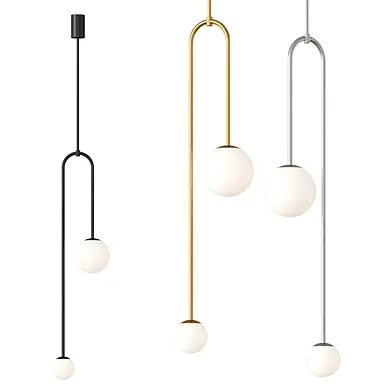 Arched Twin Light Brass | Подвесной светильник