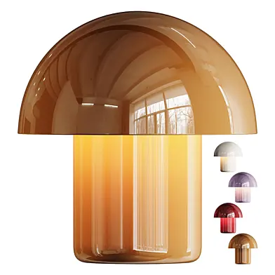 Mushroom Shiny Table Lamp