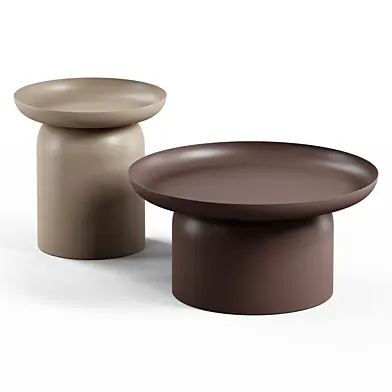 Kave Home - Arcola side and coffee table