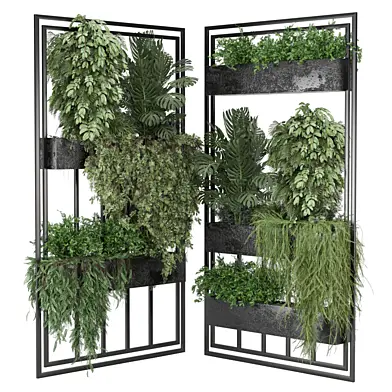 indoor hanging plants in metal box 2626