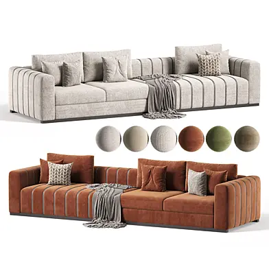 Large Upholstered Sofa