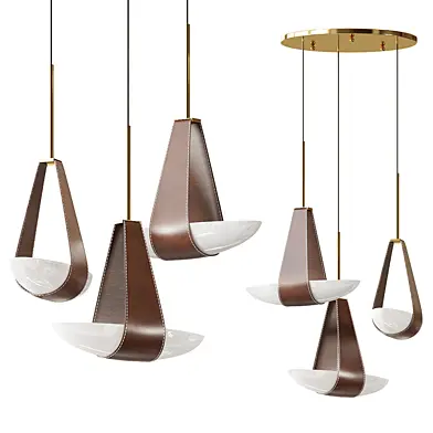 Leather Boat Pendant Lamp