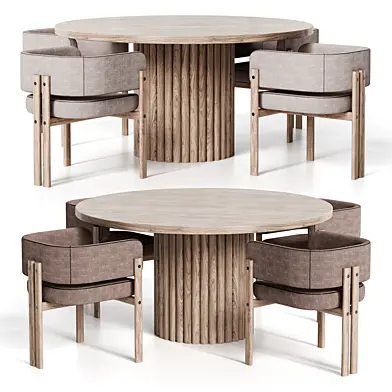 Modern Drining Table & Chair 2