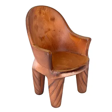 Vintage Guinea Twist Leg Stool