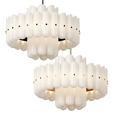 Roll Hill Lorna LED Double Tier Chandelier