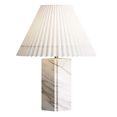 Bianca White Marble Table Lamp