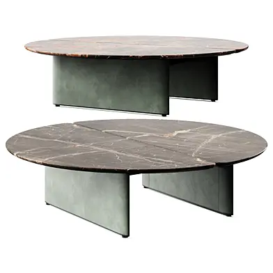 Poltrona Frau Blisscape Round Low Marble Small Table