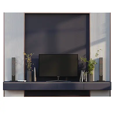 Modern tv wall 1029