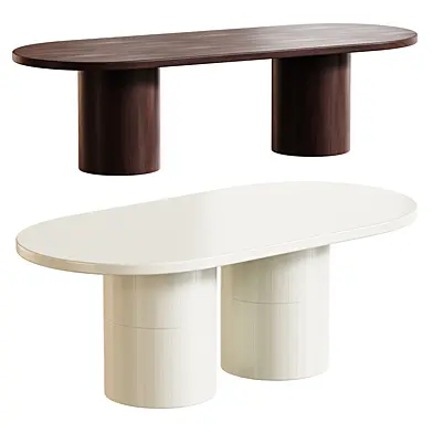 Table de jardin ovale Saya