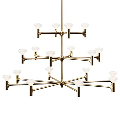 Tala Three Tier Root Chandelier