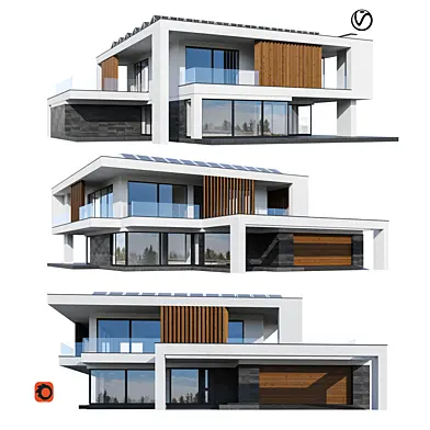 Modern house V163