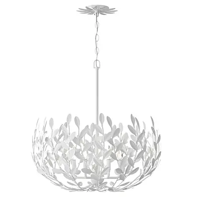 Aumiller  Light Matte White Chandelier