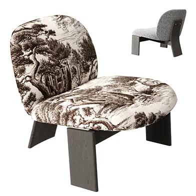 Gallotti&Radice Saki Elite Armchair Lounge Chair