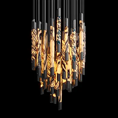 Световая композиция — мрамор, камень, Vargov®Design - LC0574