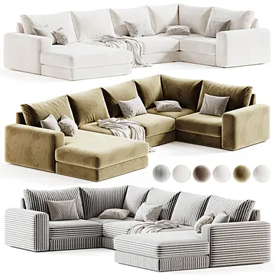 Walter-2 Corner Modular Sofa by Divan.ru || Диван угловой Вальтер-2